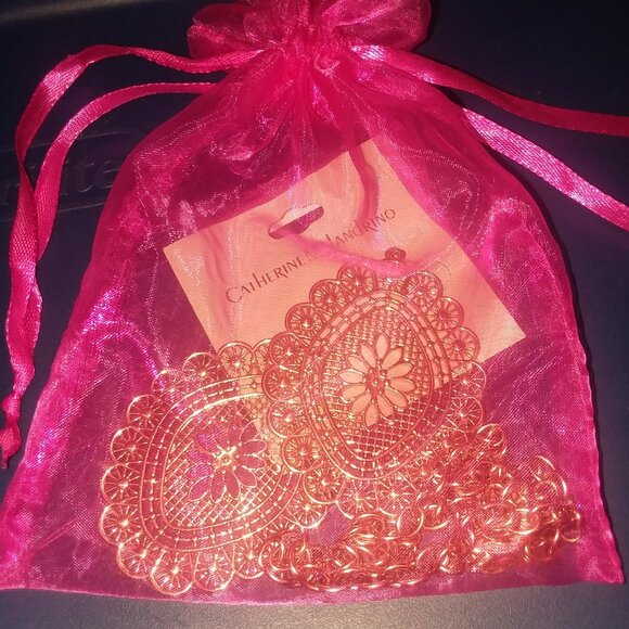 Catherine Malandrino Hypoallergenic Statement Piece Earrings - Picture 3 of 5